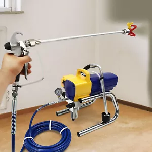 Farbsprühsystem Airless Farbsprüher Wandfarbsprühgerät Elektrosprühgerät 1800W - Bild 1 von 17