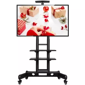 Mobile TV Stand for 32''-75'' Plasma /LCD/ LED TV Screen with VESA Bracket Mount - Picture 1 of 12