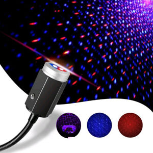 Car Accessories Interior Roof Starry Sky Lamp USB LED Projector Star Night Light