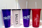 "Las Vegas Casino Pool Side 16Oz Tumblers Variety Pack Set Of 4 Collectable"