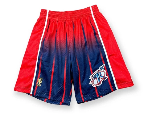 Mitchell & Ness Houston Rockets Shorts Mens Size L Fade Away Swingman 1996 Cover