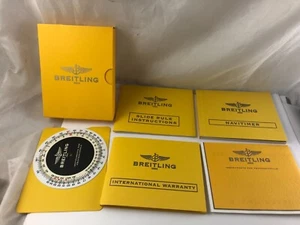 Breitling Certificado Garantía Y Folleto Documentación Reloj "" - Bild 1 von 14