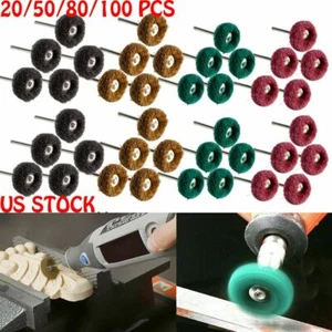20-100Pc Abrasive Wheel Buffing Polishing 25mm Grinding Wheel Dremel Rotary Tool - Picture 1 of 12