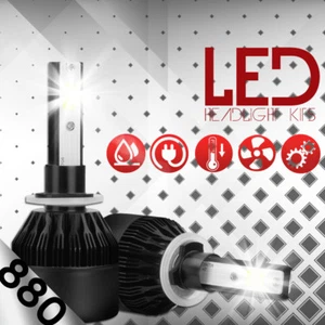 XENTEC LED HID Foglight Conversion kit 880 6000K for 2001-2002 GMC Sierra 3500 - Picture 1 of 12