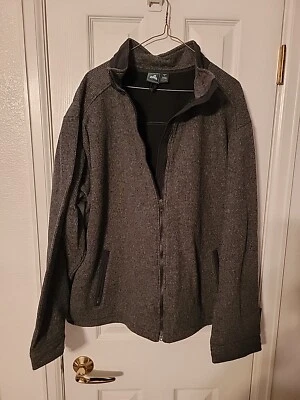 Vintage Eastern Mountain Sports Wool Blend Fleece Lined Jacket Men's XL Grey - Image 1 of 4