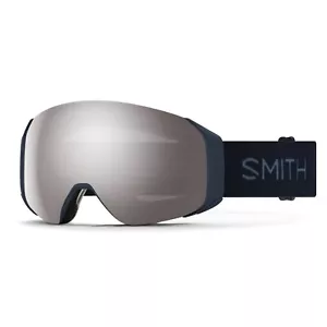 Occhiali da neve Smith 4D Mag S Navy Mezzanotte, Specchio Sole Platino ChromaPop + Bonus - Foto 1 di 2
