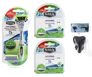 Schick Hydro Premium 5 Sensitive 1 Rasierergriff + 10 Patronen Reisedeckel - Bild 1 von 4