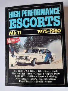 High Performance Escorts 1975-80 book. Ford Escort Mk2 book - Picture 1 of 7