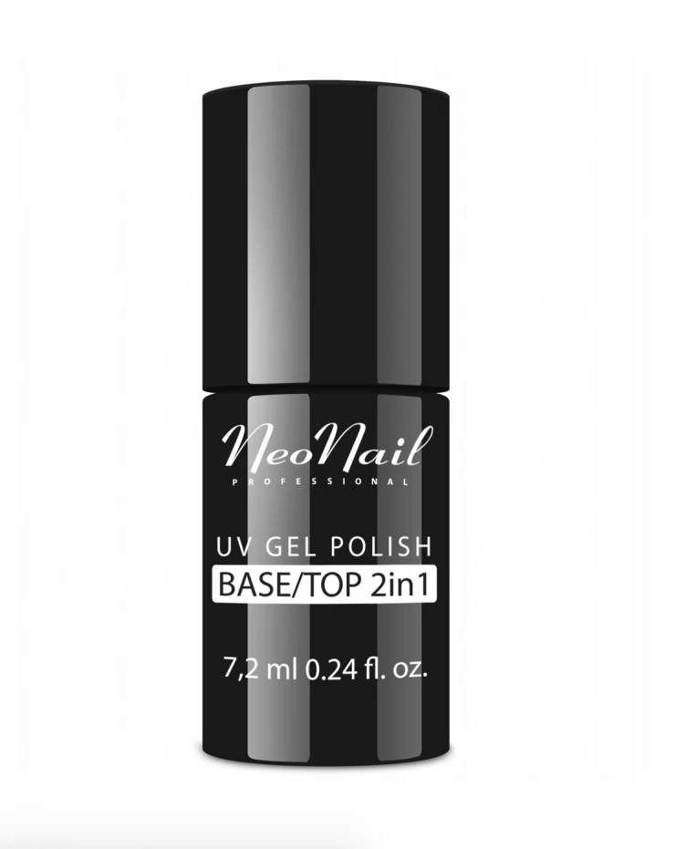 NEONAIL Base/ Top 2in1 Nagellack, 7,2ml - Klar (6621-7)