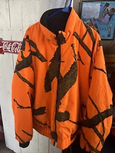 VINTAGE MEN’S FIELD AND STREAM CAMOUFLAGE HUNTING JACKET XXXL 3XL - Picture 1 of 2