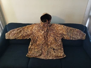 Duck Hunting Jacket "GAME HIDE MOSSY OAK BIG 2X OUTTER COAT WATERPROOF - Picture 1 of 23