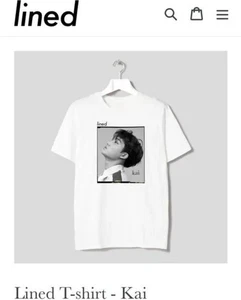 Lined Magazine Exo Kai T-Shirt - Picture 1 of 3