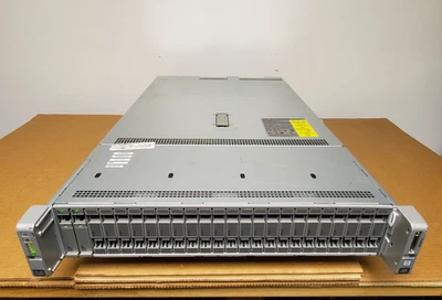 Disco duro Cisco UCS-C240-M4 SFF Two E5-2640V3 16C 256 GB 4x 600 GB 20x 1,8 TB 10K 24x 24B Foto 1 de 4