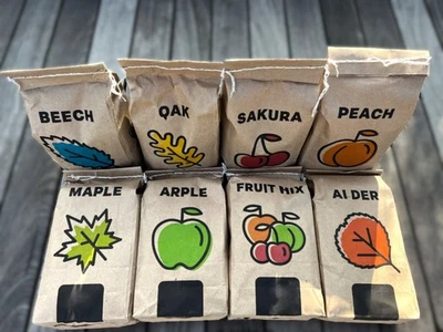 BBQ Smoking Wood Pellets 8-Pack – 14 lb Variety Set Apple Oak Cherry Maple - Image 1 of 4