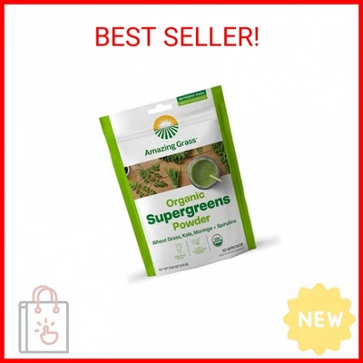 Amazing Grass Super Greens Booster: смесь зеленых порошков смузи со спирулиной, M - Изображение 1 из 2