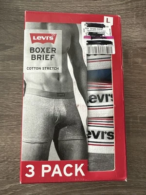 Levi's боксера бриф хлопок эластичной 3 упаковки большой - Изображение 1 из 3