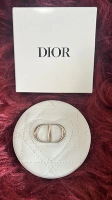 Dior Beauty WHITE Makeup Compact Mirror Christian Dior VIP Gift New in Box - Image 1 of 4