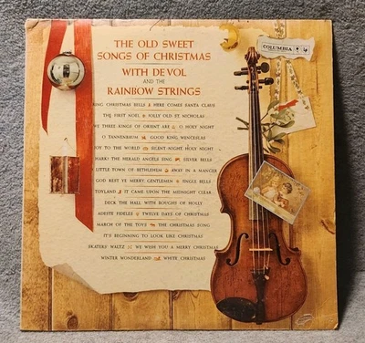 The Old Sweet Songs of Christmas Frank De Vol Rainbow Strings LP Album CL 1543 Foto 1 de 4