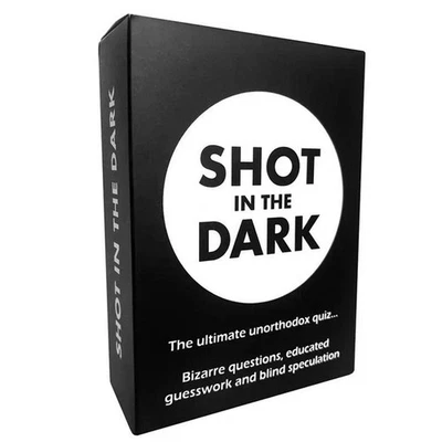 Shot In The Dark Card Game Bizzare Questions Fun Party Game