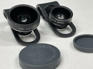 Phone Camera Lens Fish Eye &Wide Angle Macro Lens HD Lentes For iPhone - Zdjęcie 1 z 5