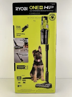 Aspiradora con varilla inalámbrica sin escobillas RYOBI HP 18V (PBLSV716B) Foto 1 de 4