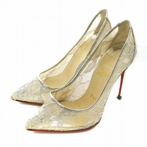 Christian Louboutin Pumps Women's Size 35 Silver - Picture 1 of 8