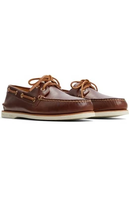 Sperry Gold Cup Authentic Original Boat Shoe Tan Leather Mix Mat Men 11 New $175 - Image 1 of 4