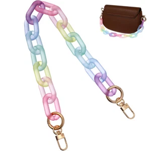 Repuesto Cadena Color Arco Iris Accesorio Bandolera Bolso Cadena - Imagen 1 de 11