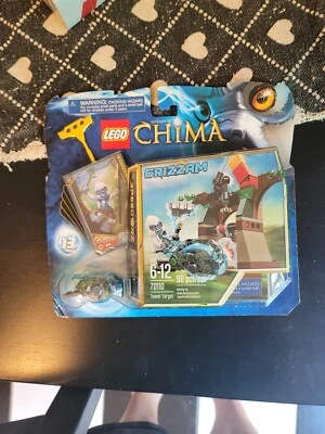 NEW LEGO LEGENDS OF CHIMA TOWER  #70110 GRIZZAM AGES 6-12 Sealed - Image 1 of 2