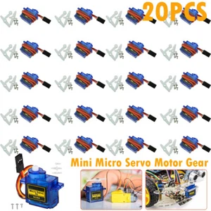 20PCS 9G,SG90 Micro Digital Servo Motor for RC Robot Helicopter Plane Car Boat - Picture 1 of 10