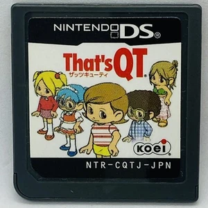 Nintendo DS That’s QT Japanese Simulation Game - Picture 1 of 2