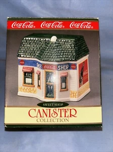 New 1997 COCA COLA  SWEET SHOP CANISTER FROM THE CAVANAGH  COLLECTION - Picture 1 of 11