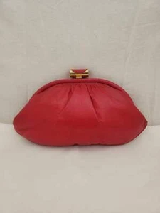 Vintage - Red Bellido for Susan Gail Shoulder Bag with Gold Tone Chain Strap - Picture 1 of 11