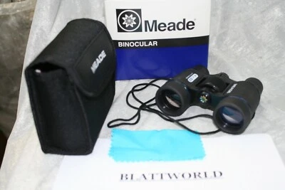 4x30 MEADE BINOCULAR NEW TRAVELVIEW GALILEAN COMPACT with CASE & STRAP in BOX - Image 1 of 2