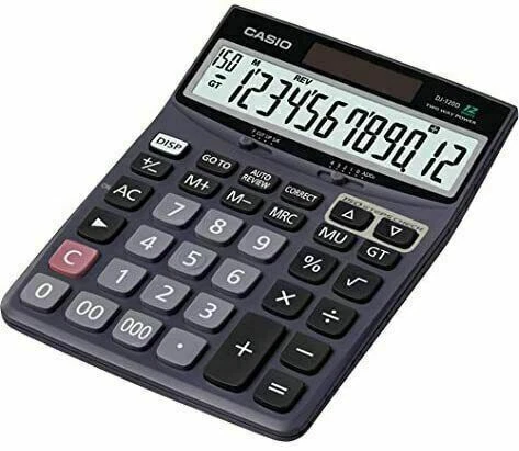 Casio Dj120d Desk Top Calculator With Three Year Warranty & Invoice - Image 1 of 1