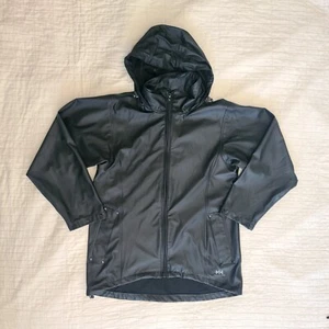 Helly Hansen H/H Black Rain Jacket Hooded Size X-Small - Picture 1 of 17