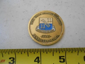 RARE OIF  247TH CORPS SUPPORT BATTALION PUNXSUTAWNEY PA MILITARY CHALLENGE COIN - Picture 1 of 3