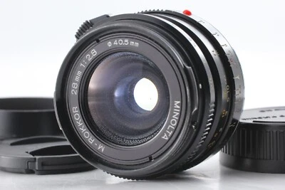 [Exc+5/Capucha] Lente Minolta M-Rokkor 28 mm f/2,8 Leica M para CL CLE Japón #M3514 Foto 1 de 4