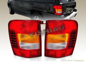 FITS FOR 1999-2004 JEEP GRAND CHEROKEE TAIL LIGHTS RED 00 01 02 03 NEW - Bild 1 von 3