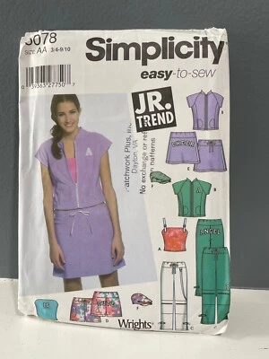 UNCUT 2004 #5078 Simplicity easy-to-sew pattern  - Top / Jacket / Pant - 3 to 10 - Image 1 of 4