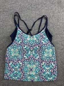 Athleta Monaco Tankini Top Women's 38D/DD Blousy Swim Mandala Print Multicolor - Picture 1 of 7