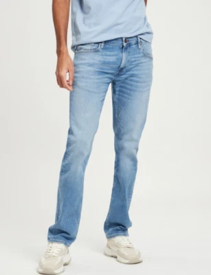 Cross Herren Jeans Damien E198-084 in Light Mid Blue - Bild 1 von 4