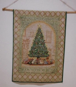 Tapiz de Navidad Decoración Colgante de Pared ALEGRÍA AL MUNDO Dan Morris - Imagen 1 de 5