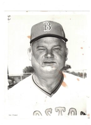 Don Zimmer Boston Red Sox 1980 8x10 USED Press Photo RH5 - Image 1 of 2