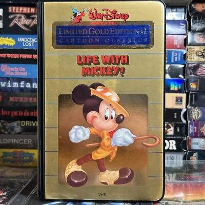 Life with Mickey Mouse 1985 VHS Tested Disney Gold Edition II Cartoon Classics - Image 1 of 4