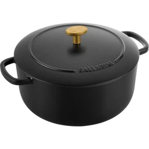 4062297005218 Ballarini Bellamonte Round Cast Iron Casserole - 3 ltr, Black No n - Picture 1 of 1