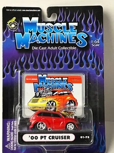 Muscle Machines 1:64 Scale Diecast 2000 PT Cruiser, New on Card - Picture 1 of 9