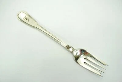 古董 Tiffany & Co 'Hamilton' 纯银 0.925 沙拉叉 6 7/8" 单色  — 第 1/2 张图片