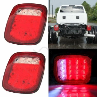 Fits Jeep Wrangler TJ CJ YJ LED Tail Light Rear Light Brake Reverse Turn Signal - Image 1 of 4