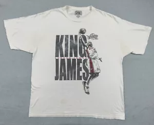 Cleveland Cavaliers Shirt Mens 2XL XXL White LeBron James Basketball NBA Tee - Picture 1 of 15